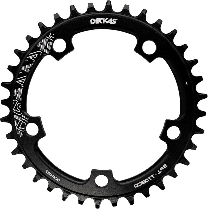 DECKAS Round Chainring 110BCD 36T 38T 40T 42T 44T 46T 48T 50T 52T Narrow Wide Chainring for 7 to 12 Speed Chains - Image 1